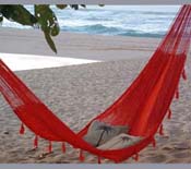 Red Nylon Hammock