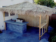 Custom Palm Palapa